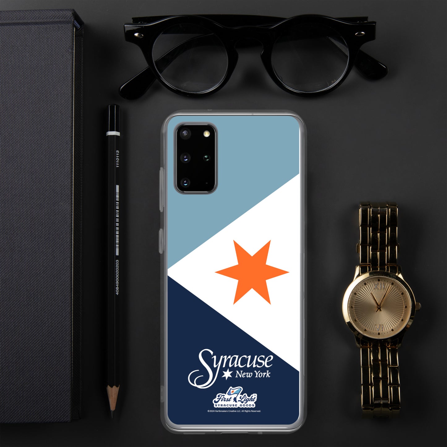 City Flag Syracuse Samsung Clear Case