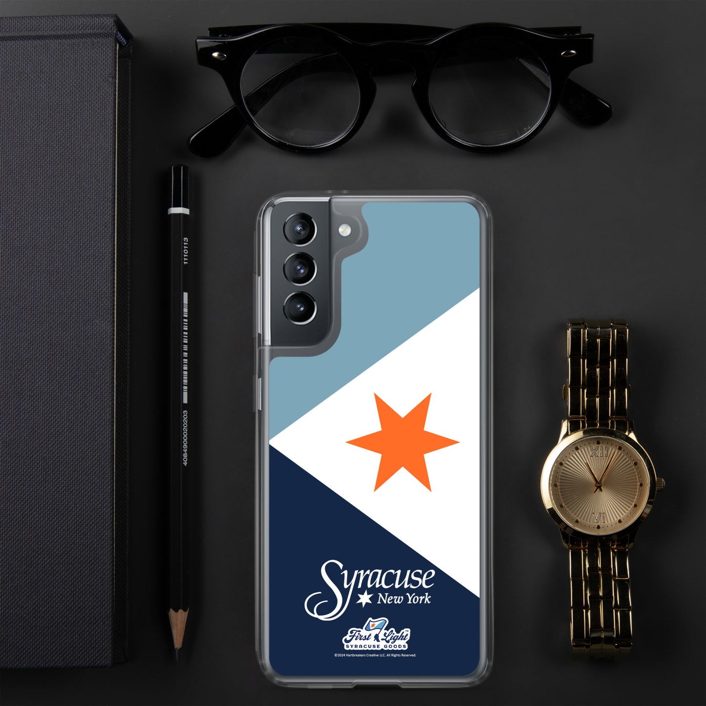 City Flag Syracuse Samsung Clear Case