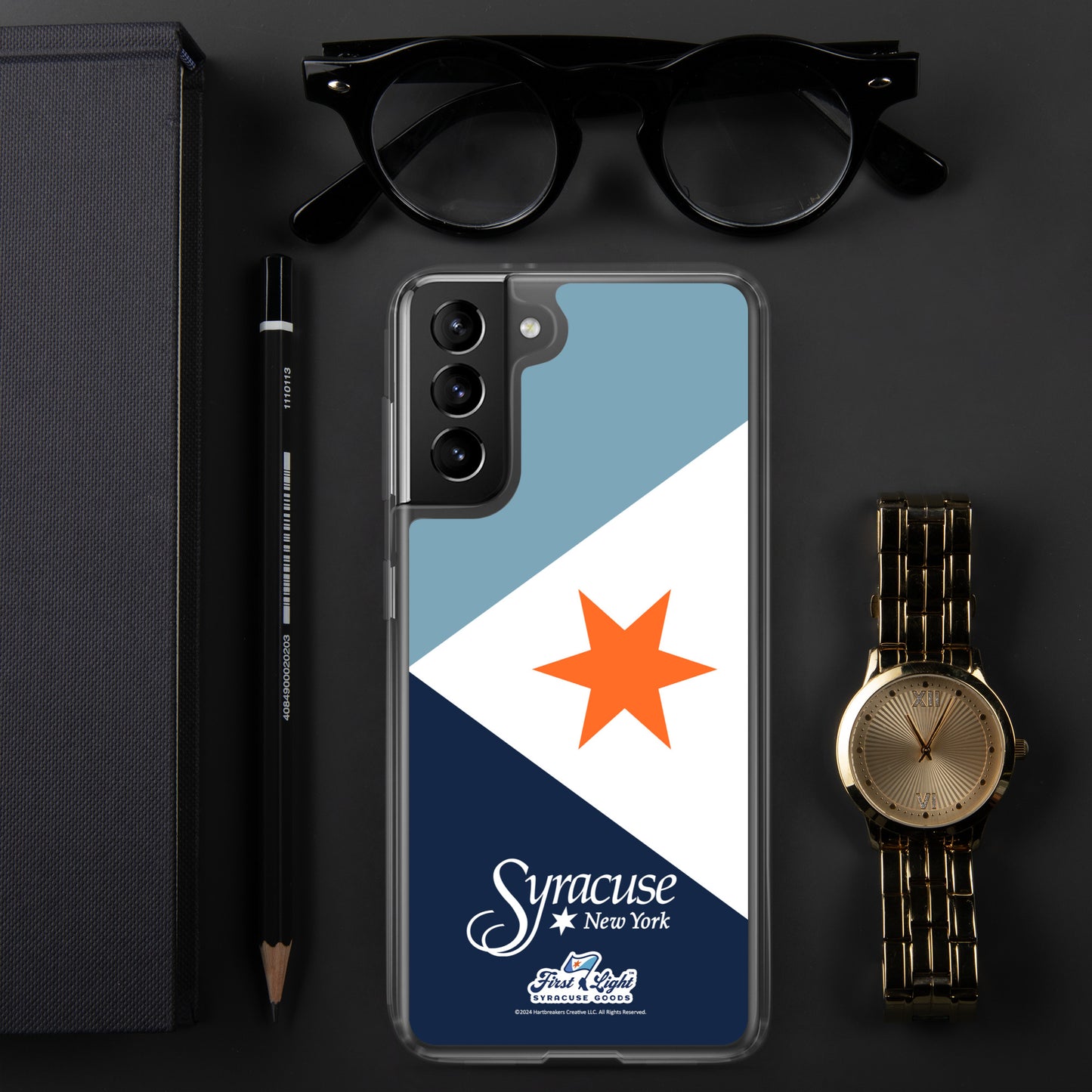 City Flag Syracuse Samsung Clear Case