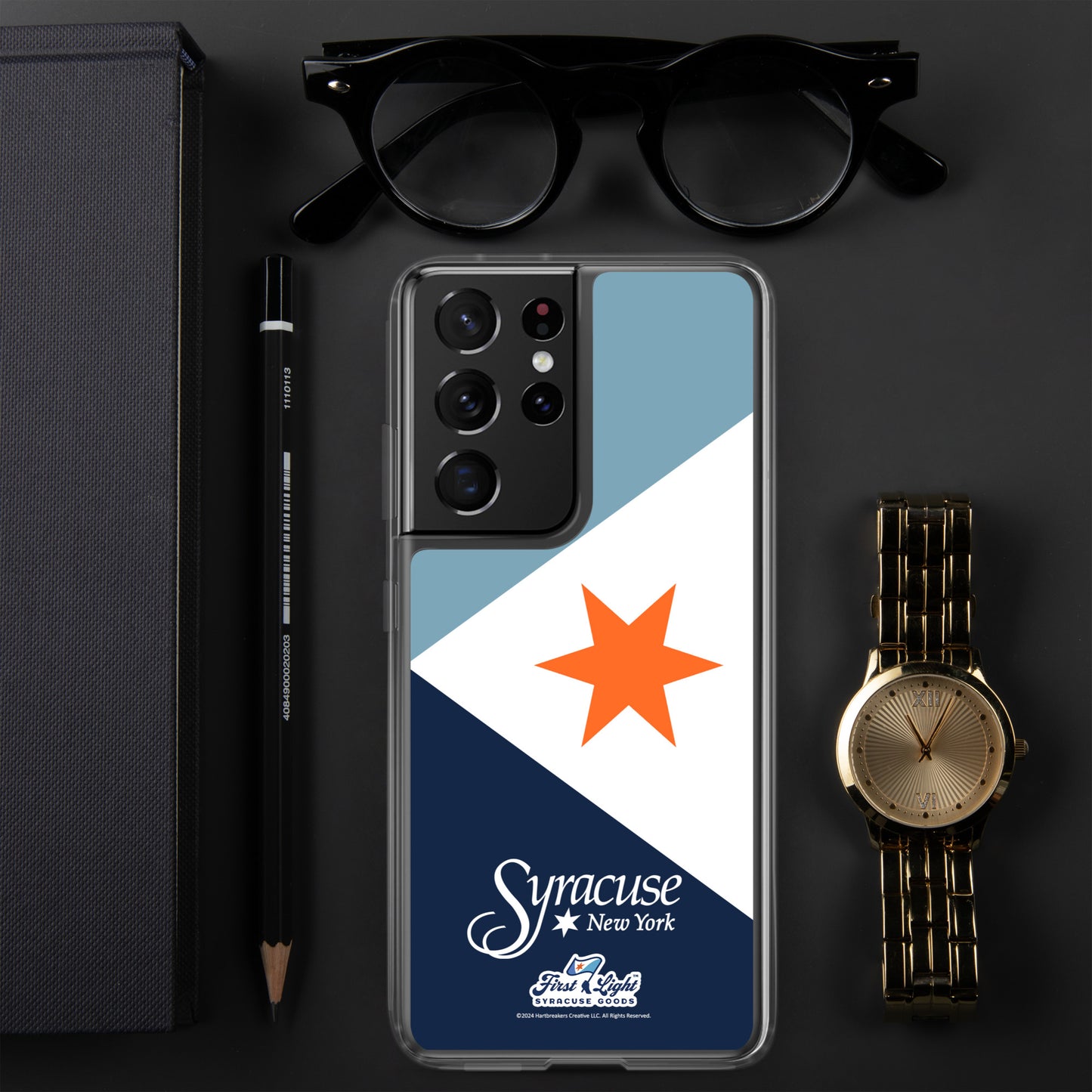 City Flag Syracuse Samsung Clear Case