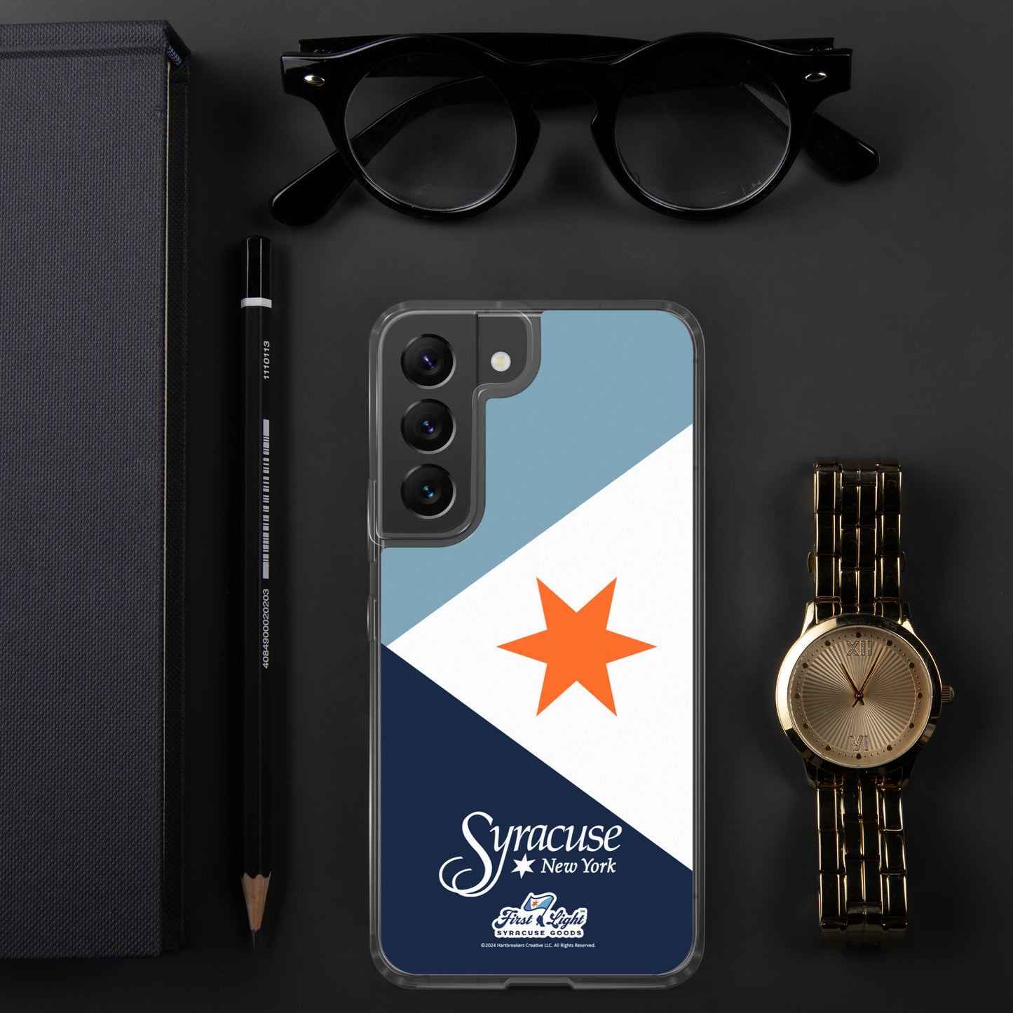 City Flag Syracuse Samsung Clear Case