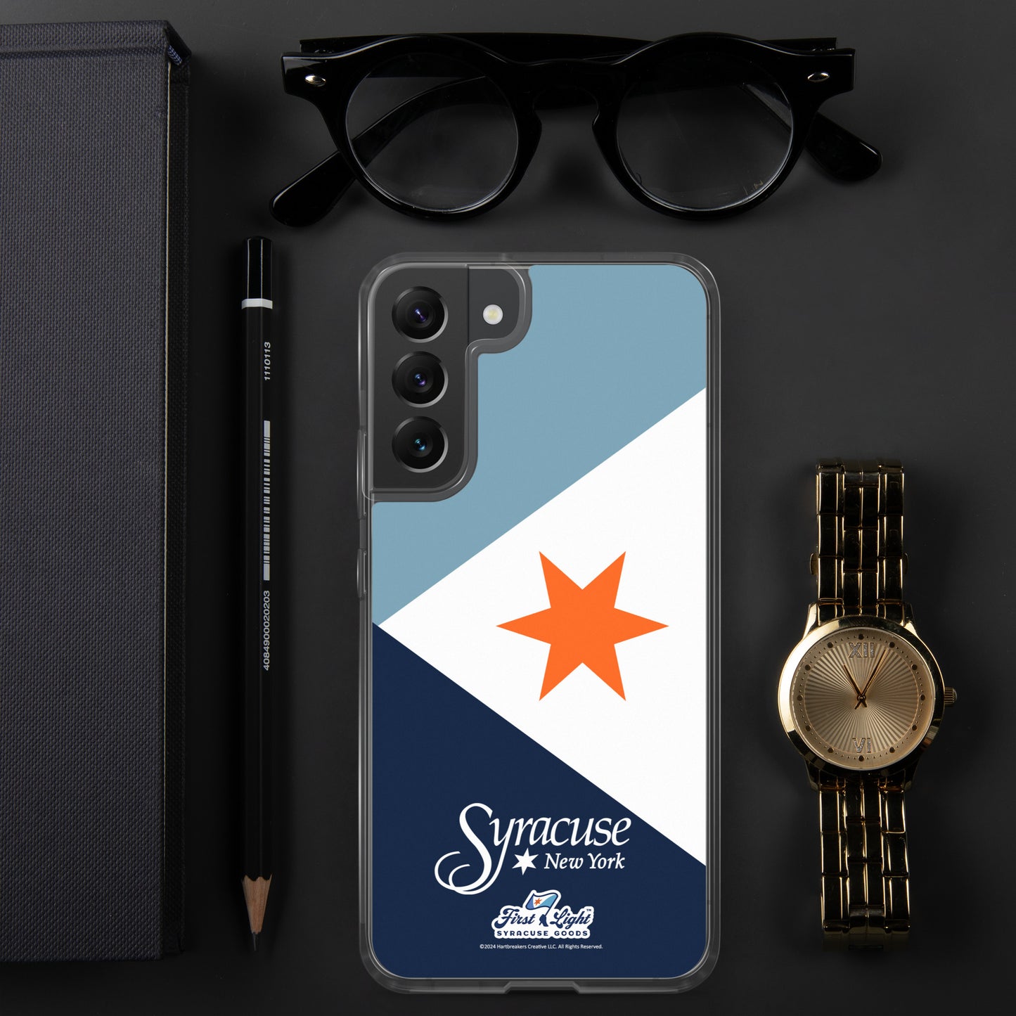 City Flag Syracuse Samsung Clear Case