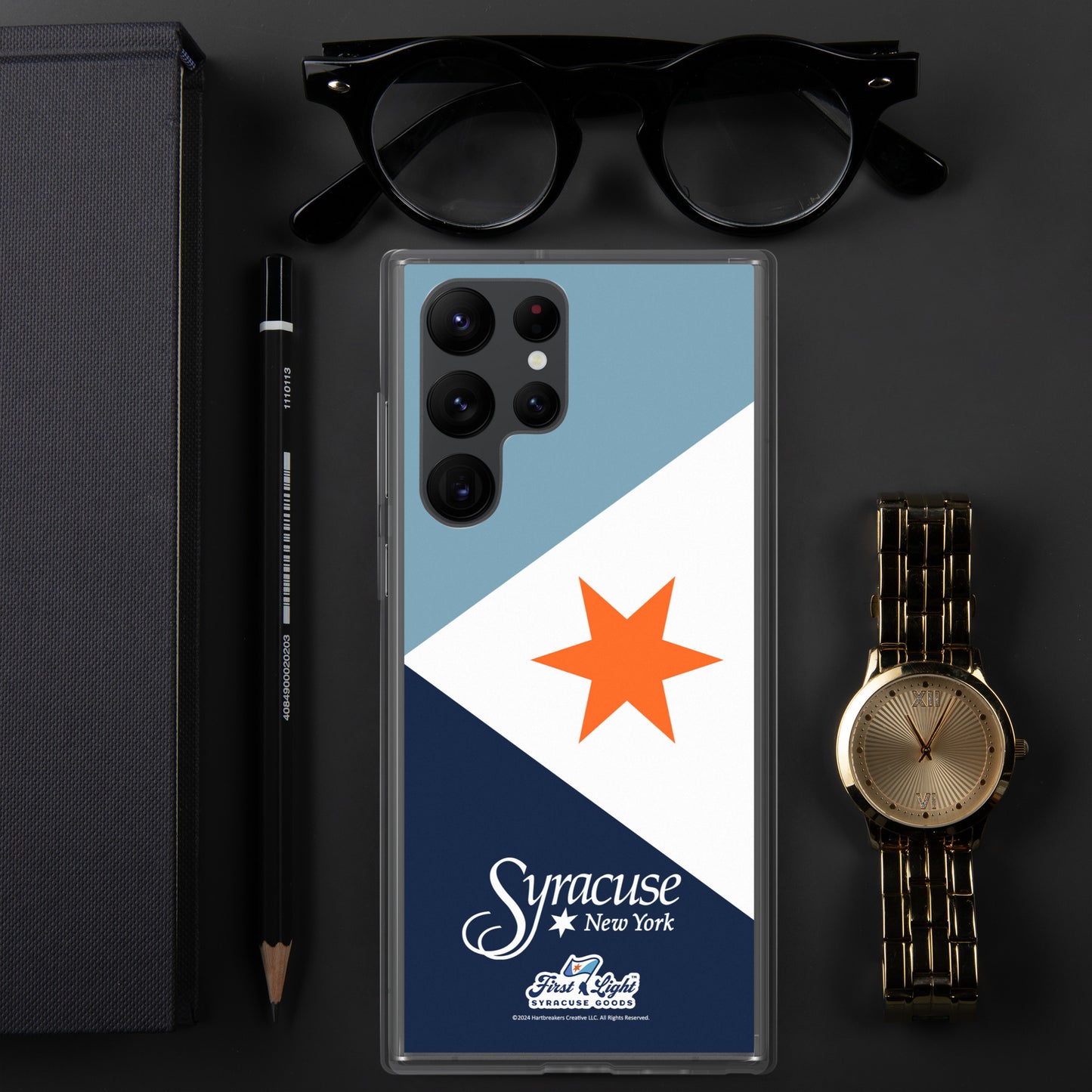 City Flag Syracuse Samsung Clear Case