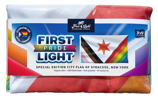 Pride First Light Syracuse City Flag