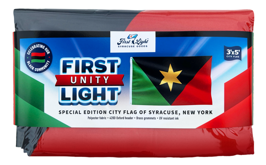 Unity First Light Syracuse City Flag