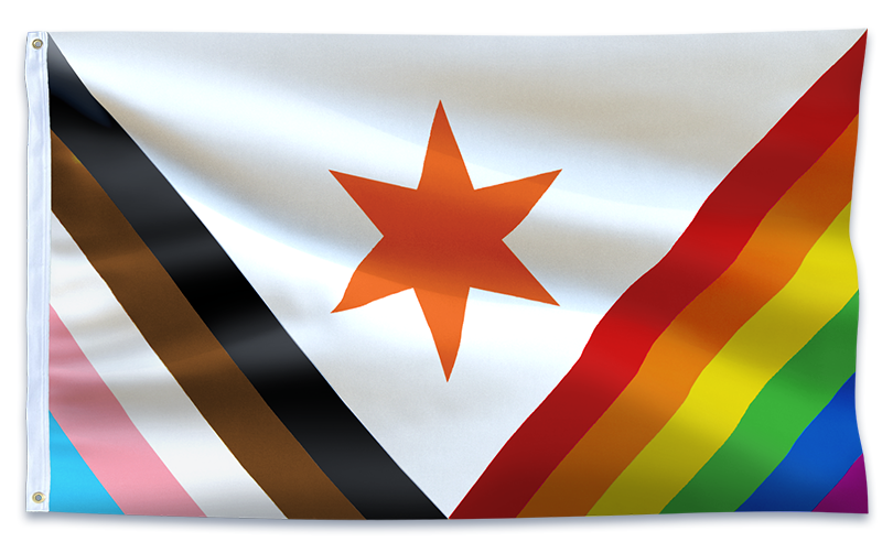 Pride First Light Syracuse City Flag