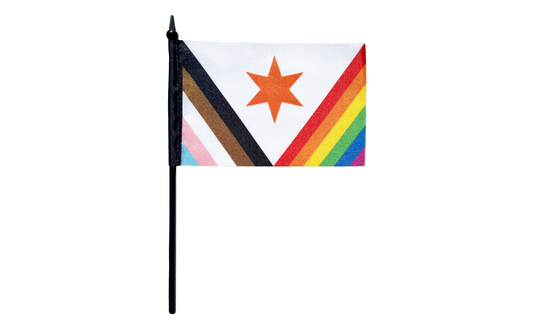 Pride First Light Syracuse City Hand Flag