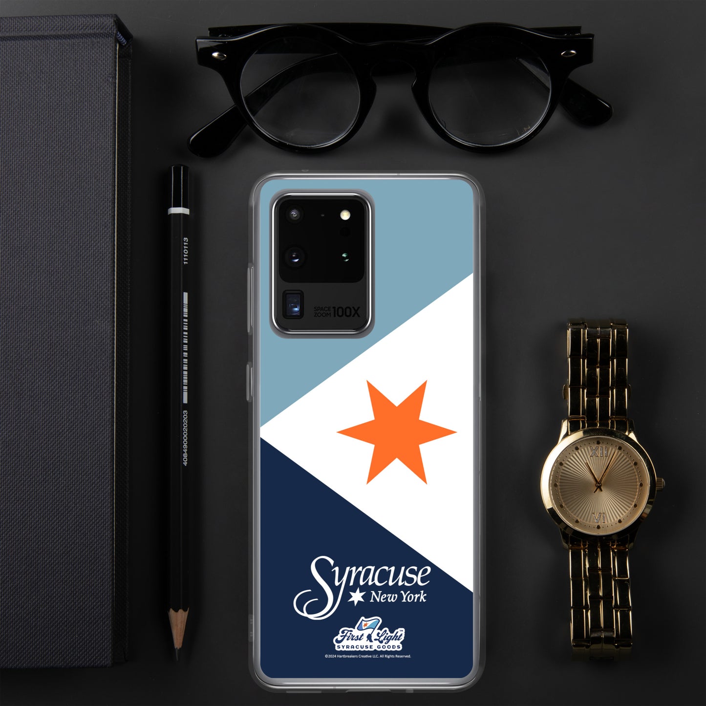 City Flag Syracuse Samsung Clear Case