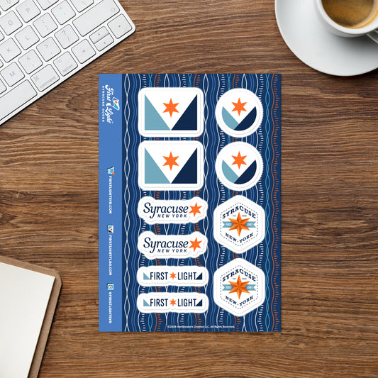 Syracuse Stickers Sheet